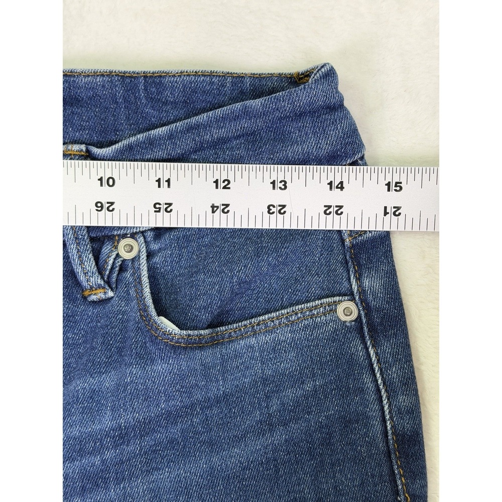 Good American Jeans Womens 6/28 Blue High Rise Good Legs Mini Crop Bootcut - Picture 3 of 9